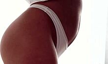 Sexy amateur European babe indulges in self-pleasure