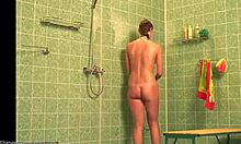 can ya believe this long-legged amateur in a solo shower vid?