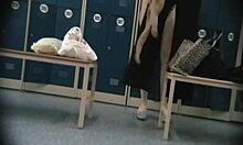 Brunette caught in steamy act