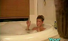 Hardcore bathroom scenes teen skinny blonde girlfriend tries