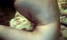 Girlfriend with tattoos gives webcam blowjob
