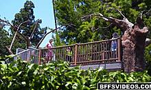 Yumi and Aria get pounded in a group session as Asian cuties