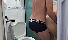 Homemade video of a daring blowjob and masturbation