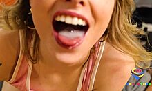 Delivery guy satisfies horny girl