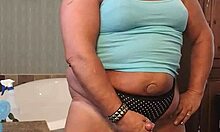 Darcy Cumming Hard at Home in Private Moment