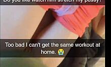 Cheating Amateur Yoga Milf Fucks Fitness Instructor on Snapchat - Cucked and Creampied