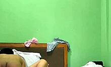 Private hotel room sex with an Indian couple