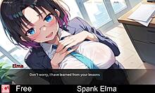 Hey, wanna spank Elma in this hot interactive hentai game?