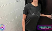 Wifebucket's homemade gym sex video - a steamy treat
