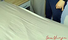 Blindfolded Wife enjoys Married Man's Friend