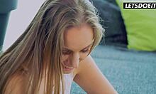 Hot European girls enjoy lesbian sex
