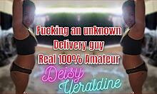 spied on seducing and banging a random delivery guy. my cuckold husband hides and records me in underwear tempting him.