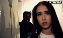 Horny teen craves BBC roommate’s big ass