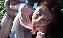 First anal sex with a mad taxi driver