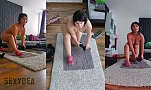Feel the Heat with My Naked Workout Triple Cam View