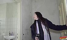 German Scout - First Time Anal for Small Tits Cougar Rina Helena at Pickup Casting