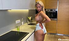 Smoking Blonde Milf Teases to Get You Hard