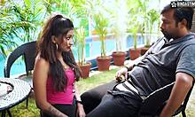 Cute Desi Indian Stepdaughter Punished by Stepfather for Dating Boyfriend in Hindi Audio