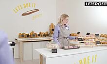 Me and my teen baker friends got into a lesbian fling at work, oops didn’t mean to get so wet!