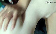 students in wild threesome after class with sexy doll