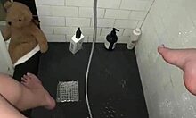 Arab Escort Girl Masturbates Tight Pussy in Shower