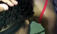 Novinha Gostosa Spreads Legs for Hung Guy, Barely Takes It