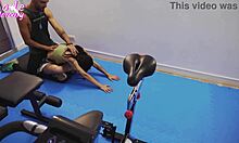hey, i love watching the trainer screw our friend in the gym. it’s wild seeing her petite body get worked over in public!