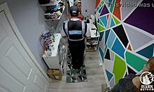 Maisie Lewis shoplifting slut caught in raw homemade pov action with huge tits