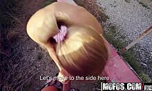 Mofos - Public Pick Ups - Paris Sweet Shows Off Huge Boobs Before Hardcore FFM 3Some Action. Her French Curves Get Pounded Outdoors!