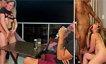 uh, like i got this married slut to suck my cock right in front of her husband and she swallowed it deep, part 1.