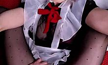 i taught my neon haired doll an anal lesson and came inside her