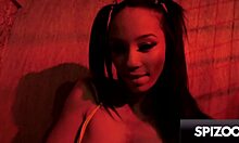 Alexis Tae's boobs bounce as she gets spanked and fucked by a big cock - Spizoo