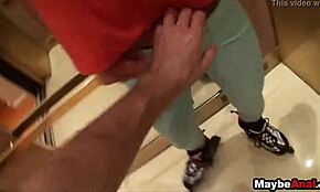 hot amateur skinny teen kelly diamond xxx gets ass fucked on balcony