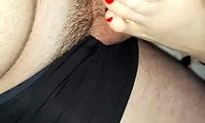 Lena’s awesome feet work magic in oiled homemade massage