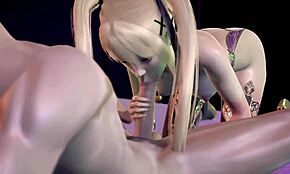 3d marie goes clubbing and sucks cock in uncensored hentai