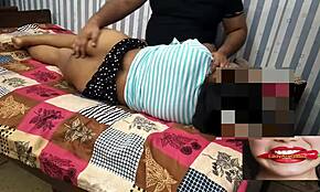 teen hottie cheats on boyfriend during massage at table