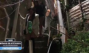 Two girls get lost in the favela and encounter bandits
