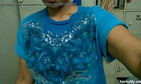 Horny Tamil Indian Maid Lily Fingering in Bathroom