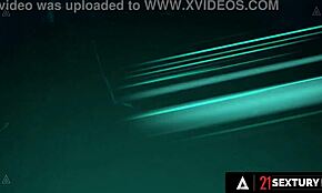 steamy lesbian sex with three girls in lingerie 😍