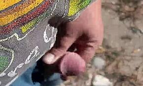 rubbing it hard on the farm, man, you gotta see this action with my cock solo!