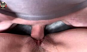 check out this hairy pussy getting fucked close-up 😍