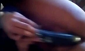 i stick a huge cucumber in my pussy and cum hard