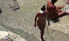 Feeling The Thrill As My Horny Girlfriend Teases Her Big-Dicked Boyfriend Outdoors In A Voyeuristic Plump Mature Scene.