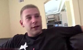 Amateur 18yo with big tits SUCKS big white cock