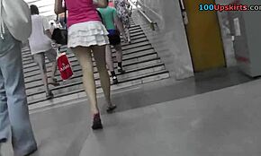 Wanna see some hot upskirt action on this train?