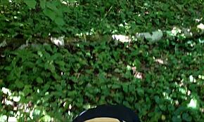 outdoors quickie blowjob with cute russian girl