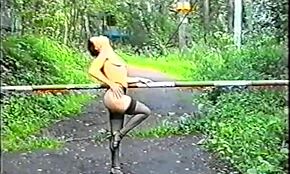 dazzling amateur hottie masturbating in nature, she whispers breathlessly