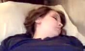 boyfriend's kinky move: light bulb in girlfriend's intimate spot