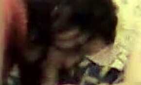 Voyeur captures his best friend deepthroating his girlfriend's cock in homemade footage