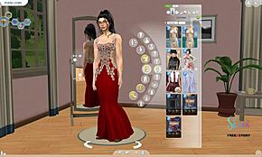 creating indian teen 18+ girl sim in hentai 3d 😍